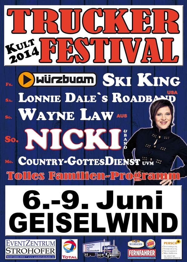 Trucker- & CountryFestival 2014 in Geiselwind