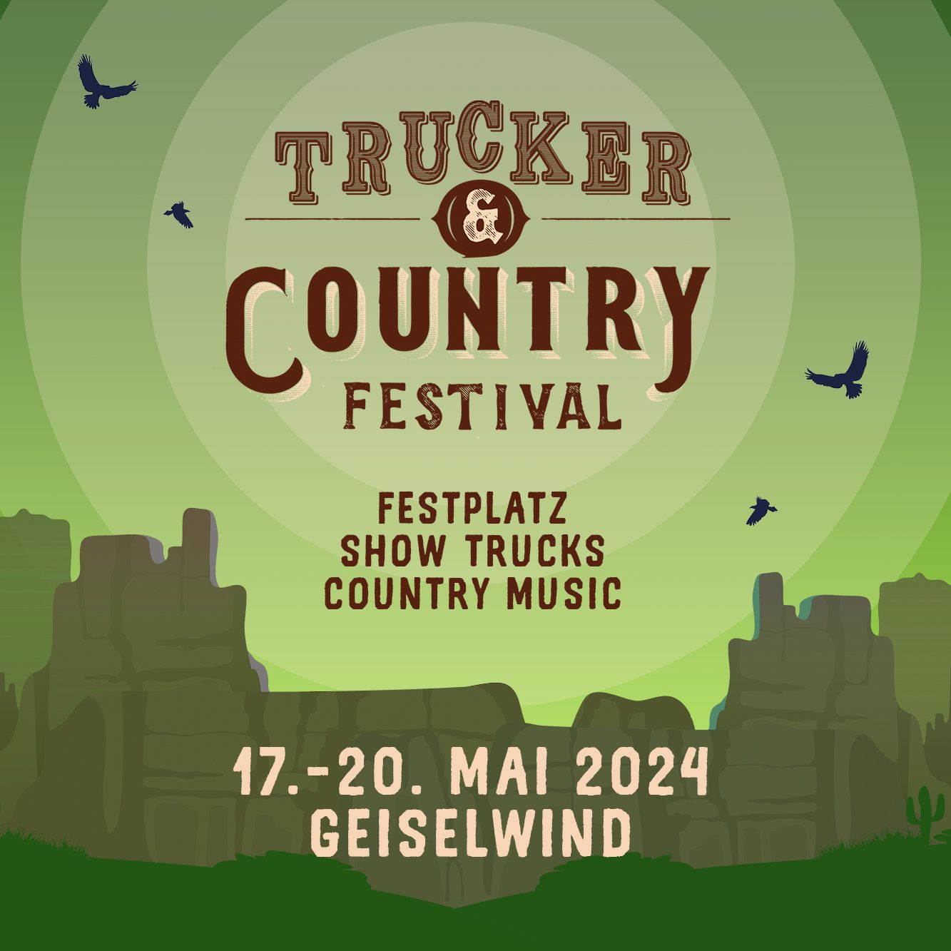Trucker- & Country Festival 2024 am Autohof Strohofer in Geiselwind